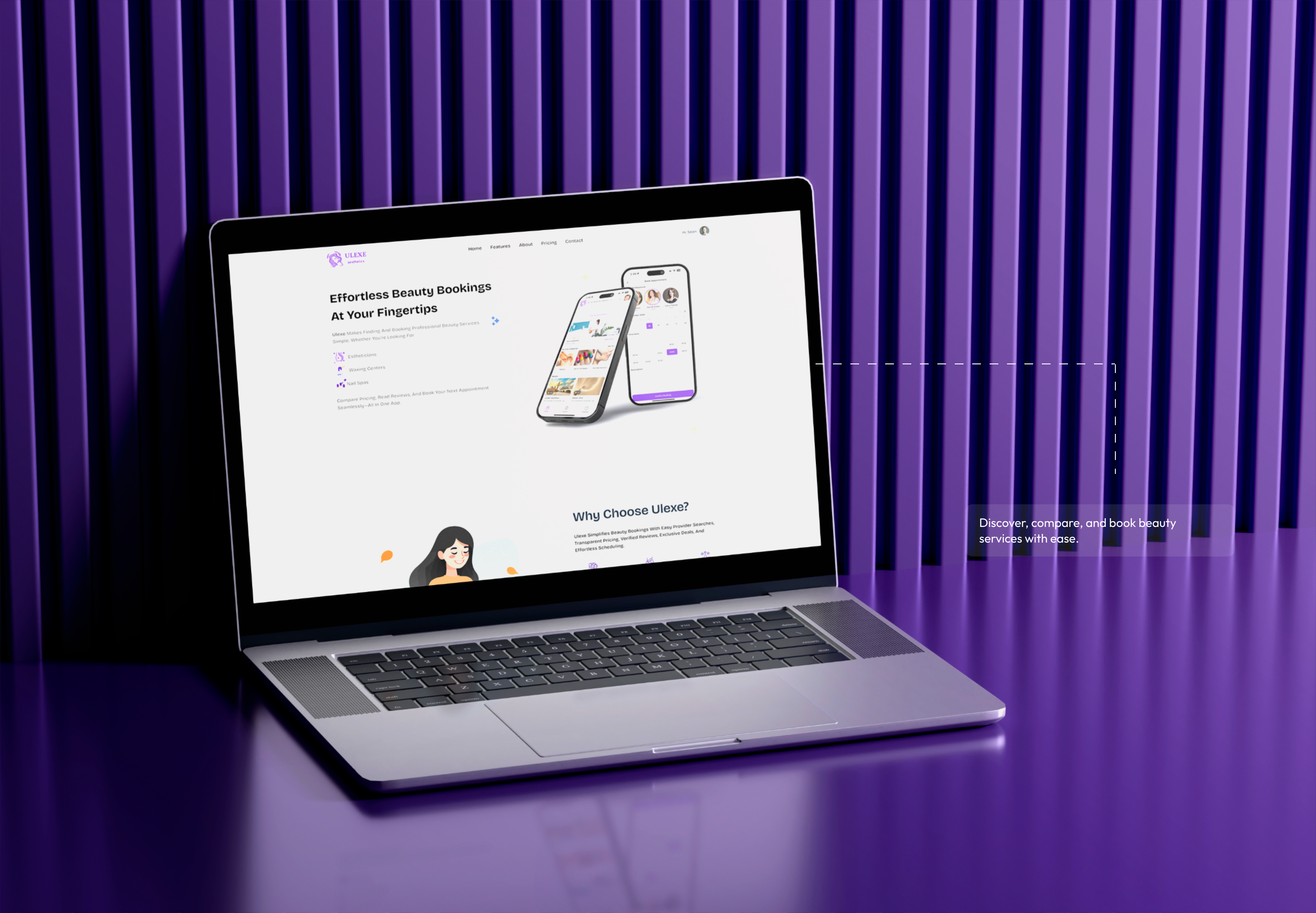 Ulexe Beauty case study hero