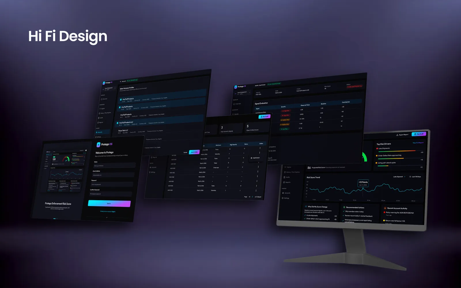 High-fidelity Protego screens